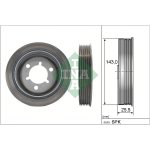 544 0145 10 SCHAEFFLER INA Řemenice, klikový hřídel | Zboží Auto