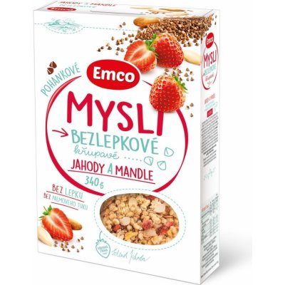 Emco Mysli pohankové jahody a mandle 340 g – Hledejceny.cz