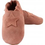 En Fant Dětské kožené capáčky Old rose – Zboží Dáma