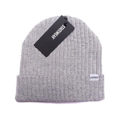Statewear Frank beanie Light grey Melange – Hledejceny.cz