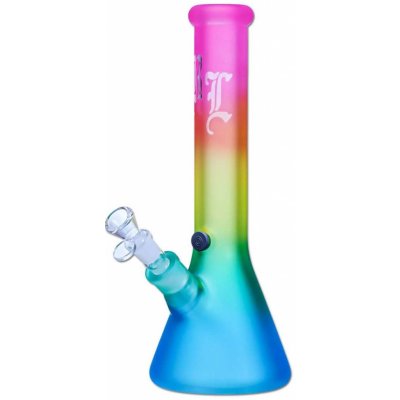 Rainbow beaker bong Black Leaf® 35 cm duhová – Hledejceny.cz