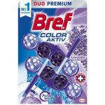 Bref Color Aktiv tuhý WC blok Lavender 2 x 50 g – Zboží Mobilmania