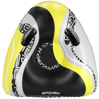 Spokey Nafukovací sněžný kluzák ve tvaru trojúhelníku K942308 Triangle černo-žluto-šedá – Hledejceny.cz