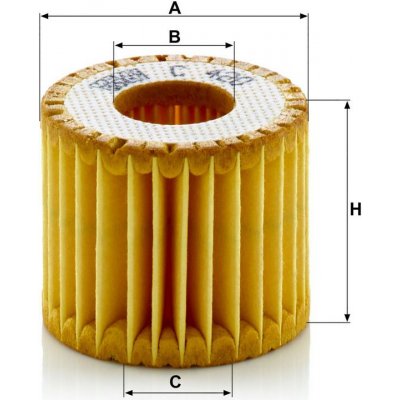 MANN-FILTER Vzduchový filtr MANN C420 (MF C420) – Hledejceny.cz