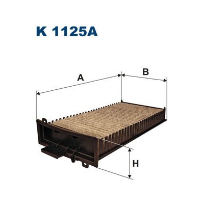 K1125A FILTRON Filtr, vzduch v interiéru – Hledejceny.cz