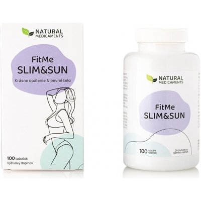 FitMe Slim & Sun Natural Medicaments 100 tablet – Zbozi.Blesk.cz