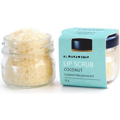 Almara Soap Scrub na rty s vůní kokosu Coconut 25 g