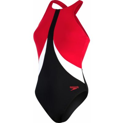 Speedo dámské jednodílné plavky COLBL HGHNCK XBCK AF 8-00305915475 černá