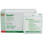 Gazin gáza hydrofilní skládaná komprese sterilní 5 x 5 cm 100 ks – Zboží Dáma