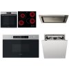 Set domácích spotřebičů Set Whirlpool OMK58CU1SX + AKT 8190/BA + WCT3 64 FLB X + MBNA910X + WIC 3C33 PFE