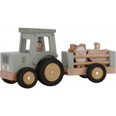 Little Dutch Traktor s přívěsem Farma – Zboží Mobilmania