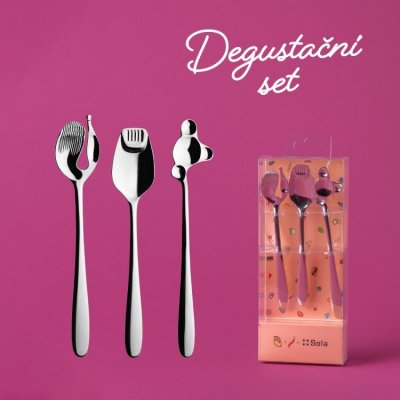 Sola Degustační příbor set 3 ks Alpha 116538 – Sleviste.cz