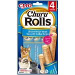 Churu Rolls Chicken wraps & Tuna Scallop 4 x 10 g – Zbozi.Blesk.cz