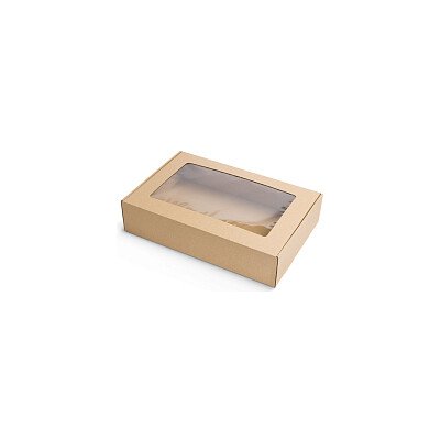 Top-obaly Dárková krabice s průhledným víkem 450 x 300 x 100 mm 10 ks – Sleviste.cz