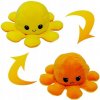 Plyšák TopKing Oboustranná p chobotnice žlutá