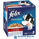 Krmivo pro kočky Felix Fantastic maso jelly 24 x 100 g