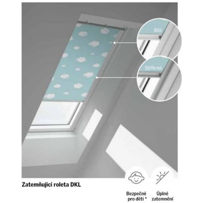 Velux DKL Závodní auta 4654 Hliník standard S MK04 78x98 cm