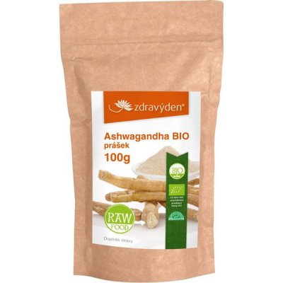 Ashwagandha Ašvaganda BIO prášek 100 g – Hledejceny.cz