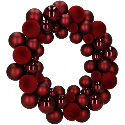 Springos CA0969 Věnec s ozdobami 34 cm 55 ks. – Sleviste.cz