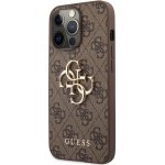 Pouzdro Guess PU 4G Metal Logo iPhone 13 Pro hnědé – Hledejceny.cz