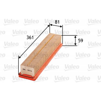 Vzduchový filtr VALEO 585056 – Hledejceny.cz