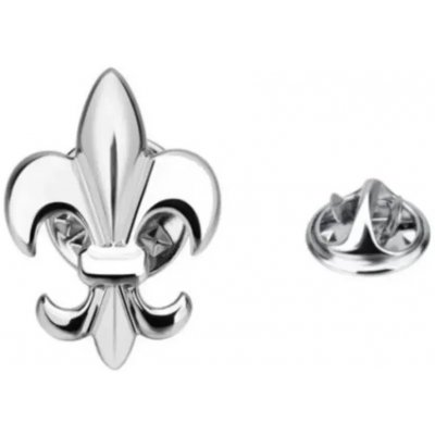 Gaira Brož do klopy Lilie 352380 stříbrná – Zboží Dáma