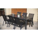 Nábytek Texim Set VIKING XL + 6x černé křeslo RAMADA – Zboží Dáma