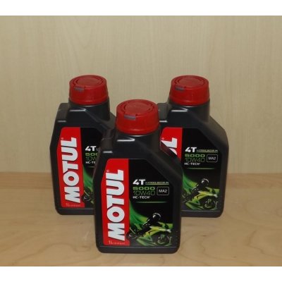 Motul 5000 4T 10W-40 1 l – Zboží Mobilmania