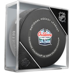 Inglasco / Sherwood Fanouškovský puk NHL Lake Tahoe Official Game Puck - Philadelphia Flyers-Boston Bruins