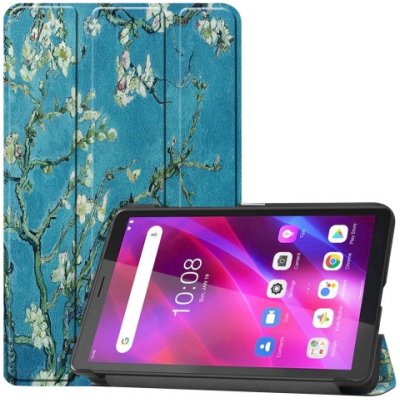 Protemio Art Zaklápěcí obal pro Lenovo Tab M7 G3 3. generace PLUM 38240 blossom apricot – Zboží Mobilmania