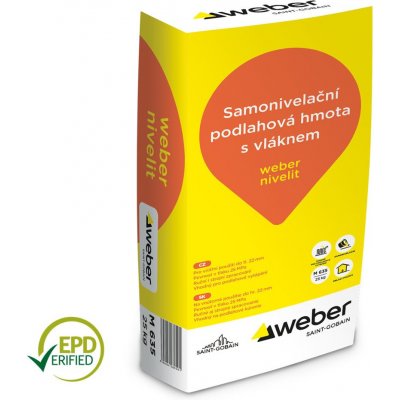 WEBER Samonivelační hmota Weber Nivelit 25kg – Sleviste.cz