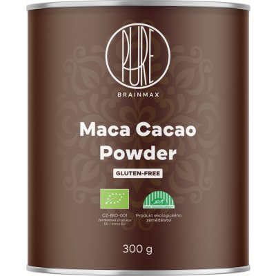 BrainMax Pure Maca Cacao, Kakao s Macou BIO, 300 g – Zboží Mobilmania