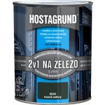 Barvy A Laky Hostivař Hostagrund 2v1 S2160 základní i vrchní barva na kov, 0540 tmavě zelená, 600 ml – Sleviste.cz