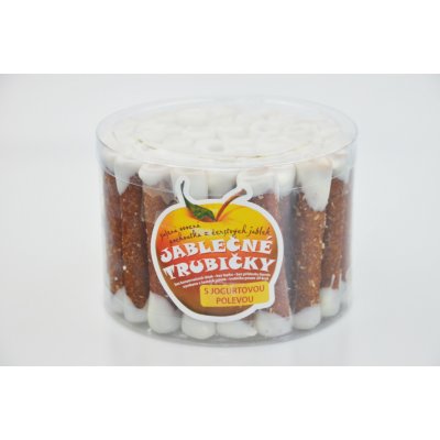 Natural Jihlava Trutna jablečné trubičky s jogurtovou polevou dóza 540 g – Hledejceny.cz