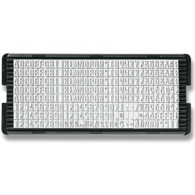 Trodat 6003 - sada znaků pro razítka 3 mm, 328 znaků 000390 – Zboží Živě
