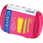 Curaprox Travel set stejnobarevný mix náhradních hlavic magenta 2 ks – Sleviste.cz