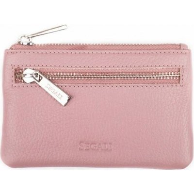 Klíčenka SEGALI Kožená mini peněženka 7291 cameo rose – Zboží Dáma