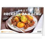 NOTIQUE Stolní Recepty za kačku 23,1 x 14,5 cm 2027 – Zboží Mobilmania