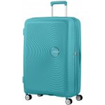 American Tourister Soundbox Spinner EXP světle modrá 110 l – Hledejceny.cz