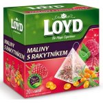 Loyd Bylinno ovocný čaj aromatizovaný maliny & rakytník 20 x 2 g – Zboží Mobilmania