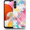 Pouzdro a kryt na mobilní telefon Samsung Picasee silikonové Samsung Galaxy A15 A155F 4G Colorful roof černé