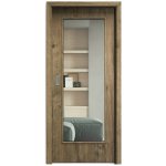 Sapeli Elegant Komfort M40 posuvné dub sherwood 100 x 197 cm Čiré sklo – Hledejceny.cz