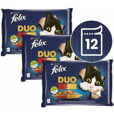 Felix Fantastic Duo Lahodný výběr 4 x 85 g – Zboží Mobilmania