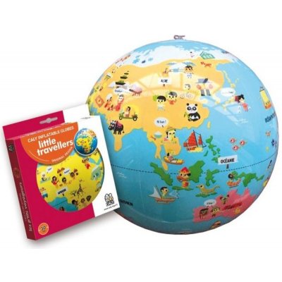 Caly Nafukovací globus 30 cm - Malý cestovatel – Zboží Mobilmania
