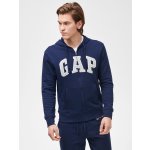 GAP Logo arch hoodie Modrá – Zboží Mobilmania