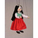 Mašek umělecká výroba Loutka dřevěná Tanečnice 20 cm – Zboží Dáma