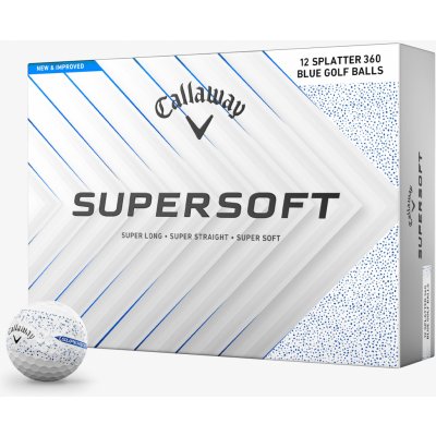 Callaway Supersoft 25 Splatter 360 Blue bílé 12 ks – Zbozi.Blesk.cz