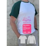 Pánský střih na raglanové triko krátký/dlouhý rukáv Braden | MIMI patterns - Česky – Hledejceny.cz