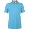 Pánské Tričko Pierre Cardin Short Sleeve Check Collar Polo Mens Turquoise