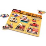 Melissa & Doug puzzle s úchyty a zvukem dopravní prostředky – Zboží Mobilmania